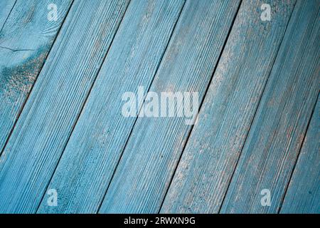Blu sullo sfondo di legno Foto Stock