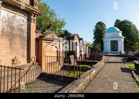 Robert Burns Mausoleo nel cortile della chiesa di San Michele, Dumfries, Scozia Foto Stock