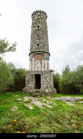 Waterloo Monument vicino a New Abbey, Dumfries e Galloway, Scozia Foto Stock