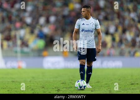 Rio de Janeiro, Brasile, Brasile. 20 settembre 2023. MARLON FREITAS del Cruzeiro durante la partita tra Fluminense e Cruzeiro come parte del Brasileirao serie A 2023 al Maracana Stadium il 20 settembre 2023 a Rio de Janeiro, Brasile. (Immagine di credito: © Ruano Carneiro/ZUMA Press Wire) SOLO USO EDITORIALE! Non per USO commerciale! Foto Stock