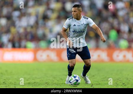 Rio de Janeiro, Brasile, Brasile. 20 settembre 2023. MARLON FREITAS del Cruzeiro durante la partita tra Fluminense e Cruzeiro come parte del Brasileirao serie A 2023 al Maracana Stadium il 20 settembre 2023 a Rio de Janeiro, Brasile. (Immagine di credito: © Ruano Carneiro/ZUMA Press Wire) SOLO USO EDITORIALE! Non per USO commerciale! Foto Stock