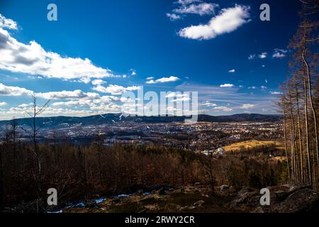 Liberec, foto del paesaggio cecoslovacco Foto Stock