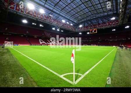 AMSTERDAM - la partita di UEFA Europa League tra l'Ajax Amsterdam e l'Olympique de Marseille alla Johan Cruijff Arena il 21 settembre 2023 ad Amsterdam, nei Paesi Bassi. ANP OLAF KRAAK Foto Stock