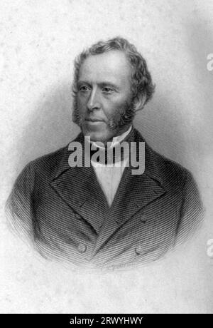 Il sovrintendente James Braidwood del London Fire Engine Establishment, morì il 22 giugno 1861 nell'incendio di Tooley Street a Cotton's Wharf, Londra Foto Stock