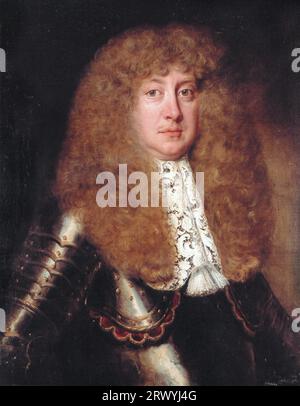 Ernesto Augusto (1629 – 1698), Duca di Brunswick-Lüneburg, Principe di Calenberg. Ritratto von Herzog Ernst August von Braunschweig-Lüneburg (1629-1698) di Jacob Ferdinand Voet Foto Stock