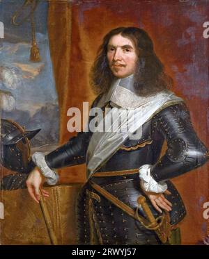 Henri de la Tour d'Auvergne, vicomte de Turenne (1611 – 1675), noto come Turenne, generale francese. Ritratto di Philippe de Champaigne Foto Stock