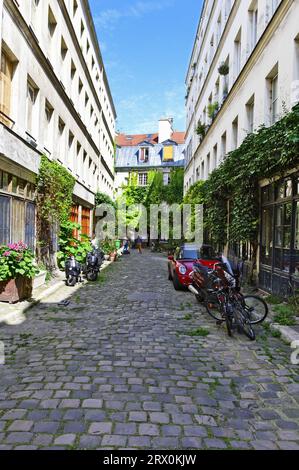 FRANCIA. PARIGI (75) 11° ARRONDISSEMENT. PASSAGE LHOMME Foto Stock