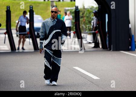 Circuito di Suzuka, Suzuka, Giappone. 22 settembre 2023. 2023 Gran Premio di Giappone di Formula 1 Lenovo; giornata delle prove libere; numero 44 pilota Mercedes AMG Petronas Lewis Hamilton credito: Action Plus Sports/Alamy Live News Foto Stock