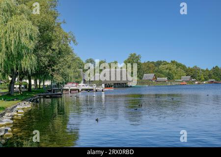 Cracovia am SEE nel Distretto del Lago di Meclemburgo, Germania Foto Stock