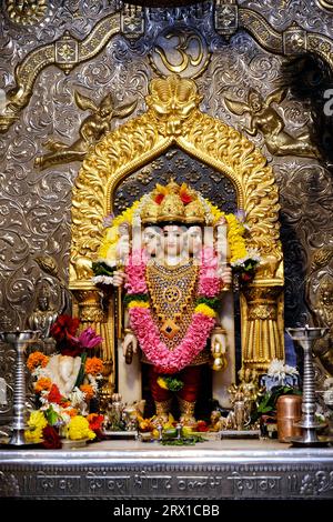 21 settembre 2023, Pune, Maharashtra, India, lo Shri Datta Mandir è il primo tempio del Signore Dattatreya, costruito 100 anni fa a Pune, India. Vicino al Foto Stock