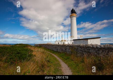 Faro di Covesea Skerries, originariamente appartenente al Norther Foto Stock