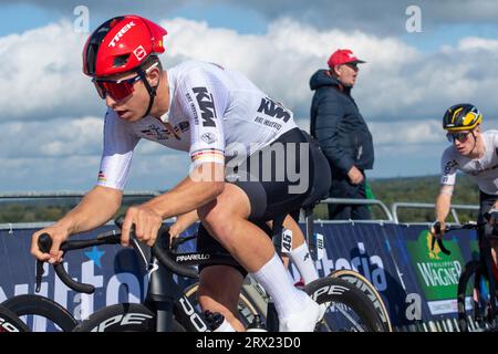 Tim Torn Teutenberg Männer U23 Straßenrennen bei den UEC-Straßen-Europameisterschaften 2023 AM 22. 2023 settembre über 134, 9 km von Hoogeveen nach col du VAM Foto Stock