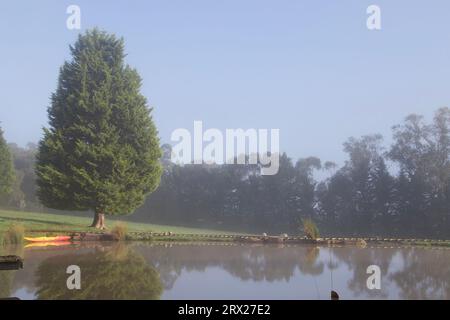 A casa nella fattoria, Kangaroo Ground, Vic, Australia Foto Stock