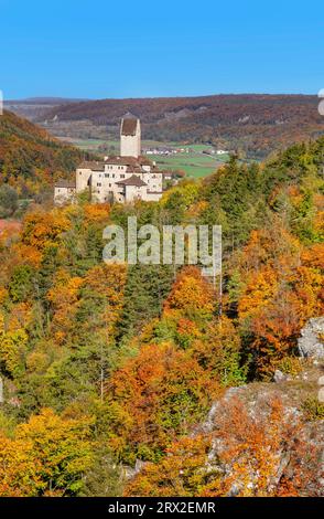 Castello di Kipfenberg, Kipfenberg, Parco naturale della Valle Altmuhl, Baviera, Germania, Europa Foto Stock