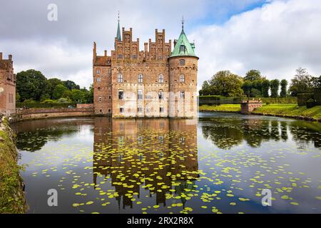 Castello di Egeskov, Kvaerndrup, Danimarca Foto Stock