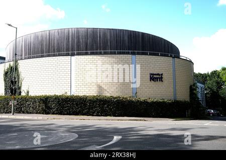 university of kent, città universitaria di canterbury, contea di kent, regno unito 22 settembre 2023 Foto Stock