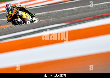 22 settembre 2023: Buddh International Circuit, Dankaur, Greater Noida, Uttar Pradesh, India: Prove libere prima dell'Indian Oil Grand Prix of India; Moto2 Tony Arbolino Foto Stock