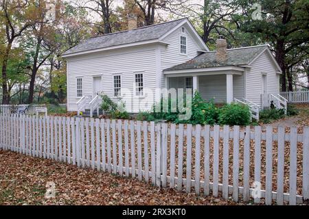 John H Stevens House, Minnehaha Falls Park, Minneapolis, Minnesota Foto Stock