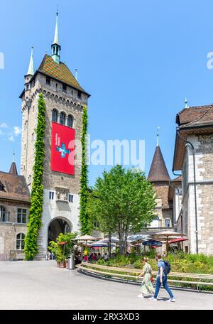 Museo nazionale svizzero (Landesmuseum Zürich), Museumstrasse, Altstadt (città vecchia), città di Zürich, Zürich, Svizzera Foto Stock