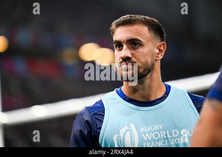 Parigi, Francia. 21 settembre 2023. Melvyn Jaminet durante la Rugby union World Cup RWC 2023, Pool A match tra Francia e Namibia allo Stade Velodrome, Marsiglia, Francia il 21 settembre 2023. Crediti: Victor Joly/Alamy Live News Foto Stock