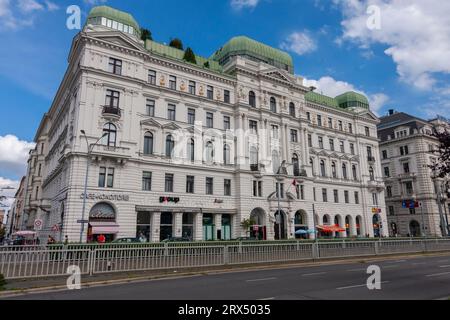 Vienna, Austria - 14 agosto 2010: Accademia teatrale inglese di Vienna Foto Stock