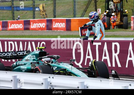 Campionato del mondo di Formula 1, Rd 17, Gran Premio del Giappone, Suzuka, Giappone. 23 settembre 2023. Giorno di qualificazione. Il credito fotografico dovrebbe essere: XPB/Press Association Images. Credito: XPB Images Ltd/Alamy Live News Foto Stock