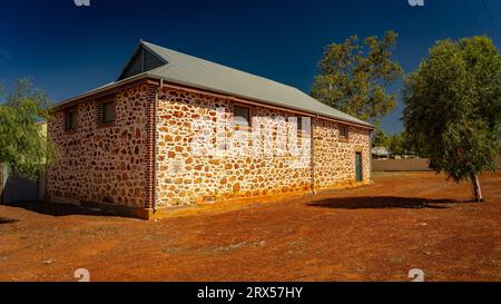 Mullewa, Washington, Australia - edificio storico in casetta dei massoni Foto Stock
