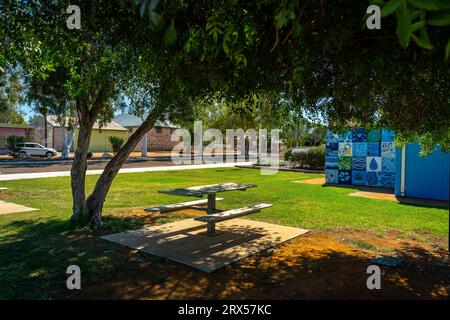 Mullewa, Washington, Australia - area picnic locale Foto Stock