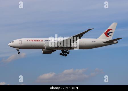 Gli aeroplani si bevono all'atterraggio Foto Stock