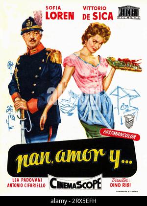 SCANDAL IN SORRENTO (1955) -titolo originale: PANE, AMORE E...-, diretto da DINO RISI. Credito: TITANUS / album Foto Stock