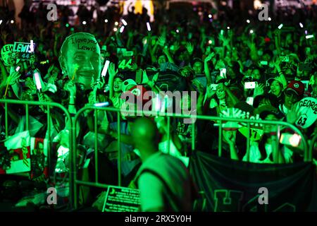 Suzuka, Giappone. 23 settembre 2023. Fan, Gran Premio di F1 del Giappone al Suzuka International Racing Course il 23 settembre 2023 a Suzuka, Giappone. (Foto di HOCH ZWEI) credito: dpa/Alamy Live News Foto Stock