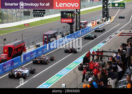 Suzuka, Japon. 23 settembre 2023. Pitlane, azione durante il Gran Premio di Formula 1 Lenovo 2023, 16° round del Campionato Mondiale di Formula 1 2023 dal 22 al 24 settembre 2023 sul Suzuka International Racing Course, a Suzuka - foto DPPI Credit: DPPI Media/Alamy Live News Foto Stock