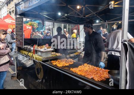 Il grande bagno 2023. Un festival che celebra l'ottimo cibo e le bevande, città di Bath, Somerset, Inghilterra, Regno Unito Foto Stock