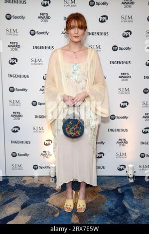 Florence Welch di Firenze partecipa ai Music Industry Trust Awards 2018 alla Grosvenor House di Londra. Foto Stock