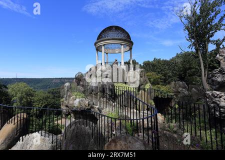 Il Temple of Love Untermyer Park Yonkers NY Foto Stock