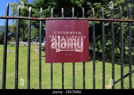 Untermyer Park Yonkers NY Foto Stock