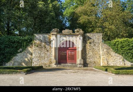 Il monastero di Dalheim (ex monastero dei canonici agostiniani). Lichtenau, paese di Paderborn, Renania settentrionale-Vestfalia, Germania, Europa Foto Stock