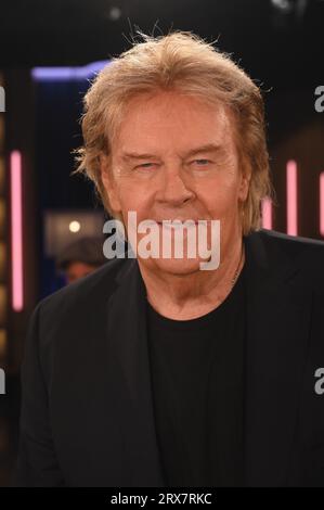 Colonia, Germania. 22 settembre 2023. Il cantante Howard Carpendale è ospite del talk show WDR Kölner Treff Credit: Horst Galuschka/dpa/Alamy Live News Foto Stock