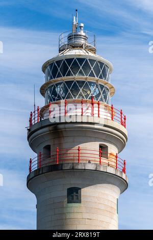 Fastnet Lighthouse o "Ireland's Teardrop", West Cork, Irlanda. Foto Stock