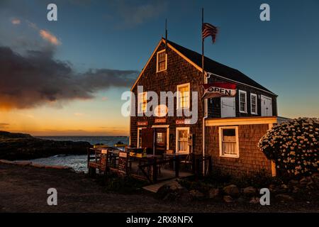 Il Barnacle   Monhegan Island, Maine, Stati Uniti d'America Foto Stock