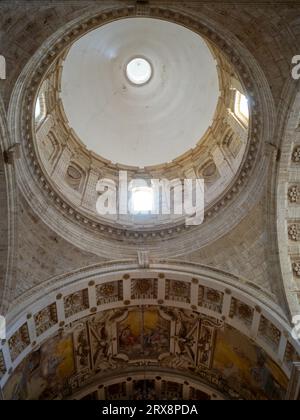 Interno della cupola di San Biagio, Montepulciano Foto Stock