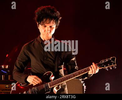 Las Vegas, Stati Uniti. 22 settembre 2023. Yeah Yeah Yeahs - Nick Zinner Credit: Imagespace/Alamy Live News Foto Stock