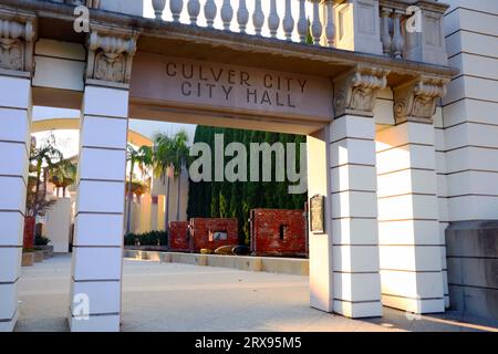 Culver City, California: Il municipio di Culver City si trova al 9770 di Culver Blvd Foto Stock