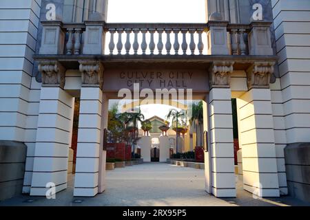 Culver City, California: Il municipio di Culver City si trova al 9770 di Culver Blvd Foto Stock