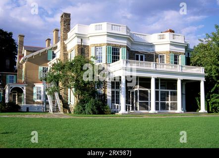 Springwood, sede del Franklin D. Roosevelt National Historic Site, New York Foto Stock