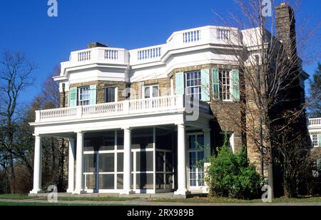 Springwood, sede del Franklin D. Roosevelt National Historic Site, New York Foto Stock