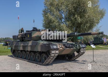 Tank Leopard 2, esercito polacco, presentazione pubblica dei sistemi d'arma polacchi, esercito polacco, Polonia Foto Stock