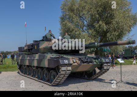 Tank Leopard 2, esercito polacco, presentazione pubblica dei sistemi d'arma polacchi, esercito polacco, Polonia Foto Stock