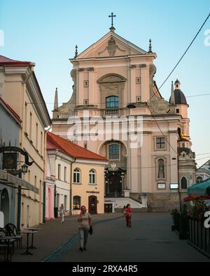 La Chiesa di S.. Teresa a Vilnius, Lituania Foto Stock