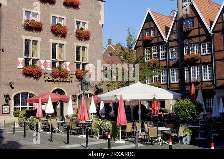 Ristorante Grosser Kiepenkerl, Munster, Renania settentrionale-Vestfalia, Germania Foto Stock